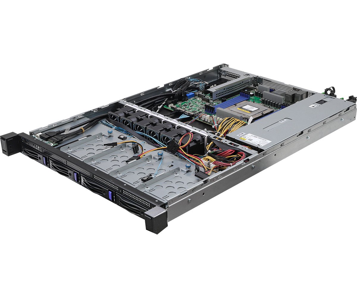 Platforma ASROCK RACK AMD Epyc 9004 (4xLFF, 4XSFF, 2x10GbE, Red. PSU, IPMI)-0
