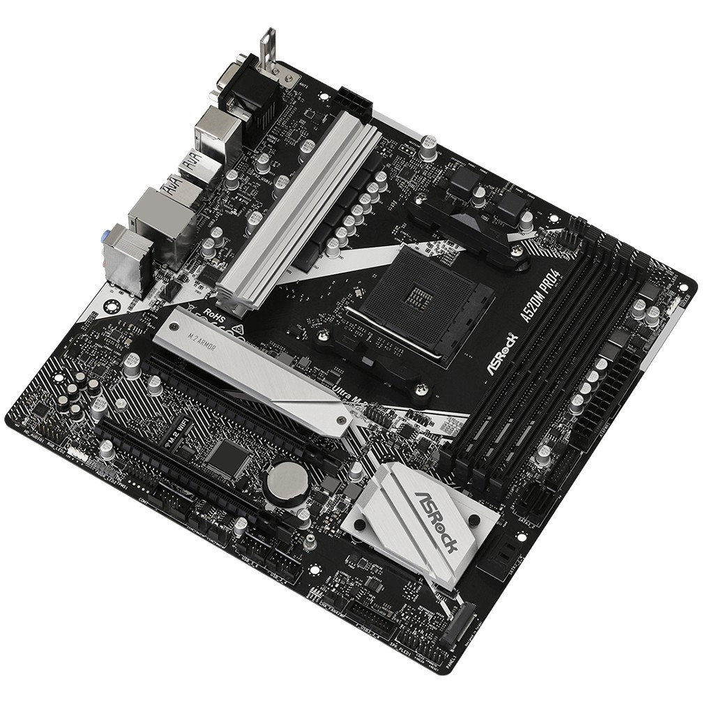 Matična ploča ASROCK A520M Pro4 Socket AM4 micro ATX (AM4 socket, micro ATX format)-2