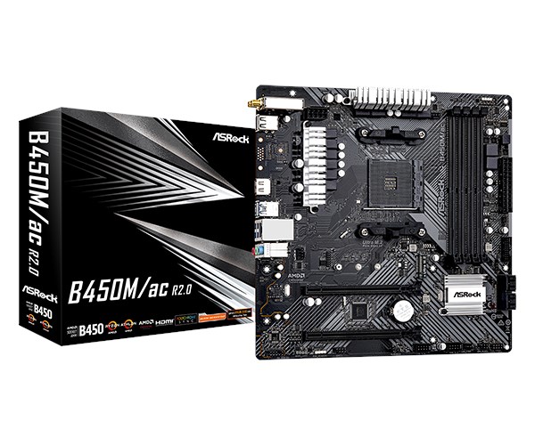 Asrock motherboard B450M/AC R2.0-1