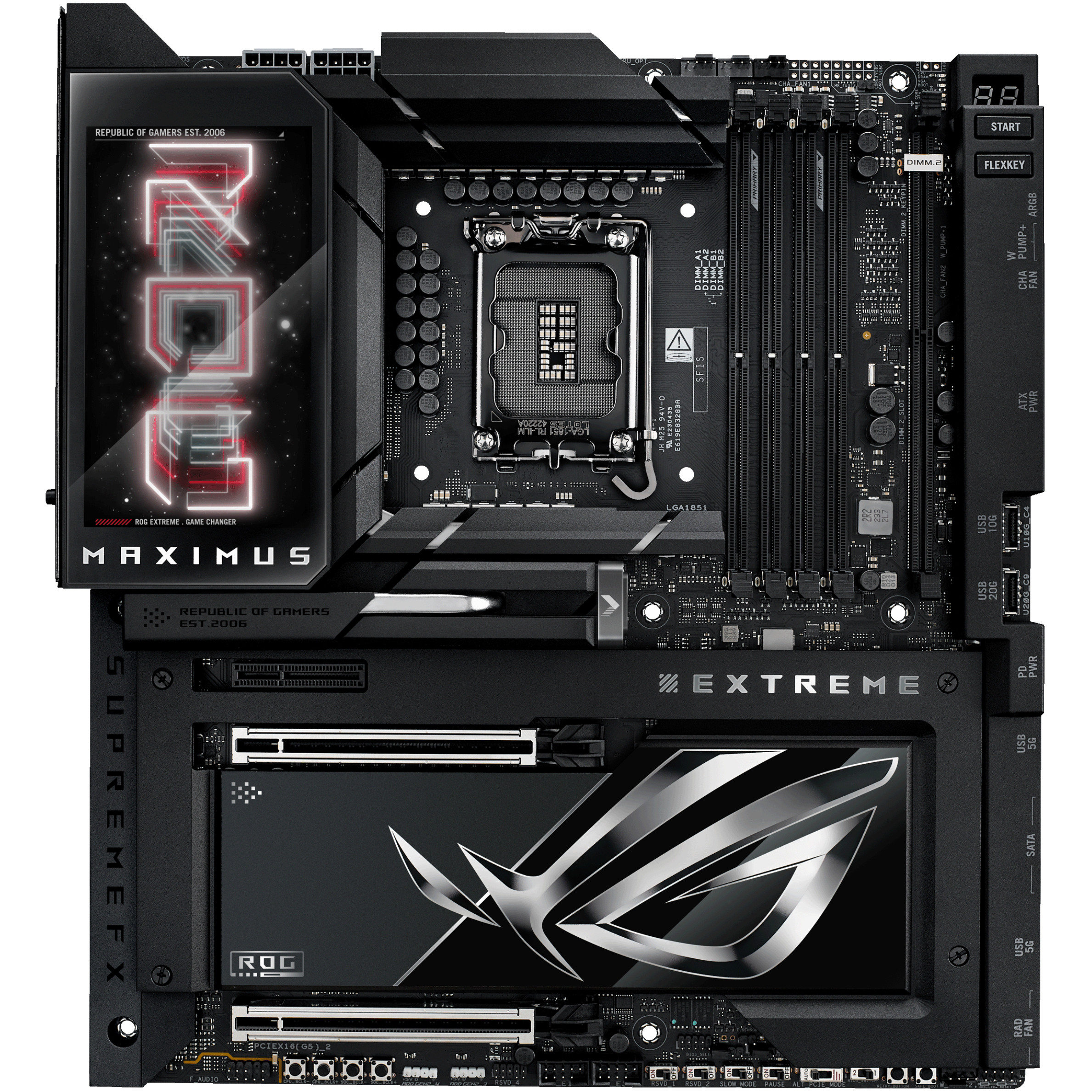 Matična ploča ASUS ROG MAXIMUS Z890 EXTREME, LGA1851 Socket, DDR5 SDRAM, ATX