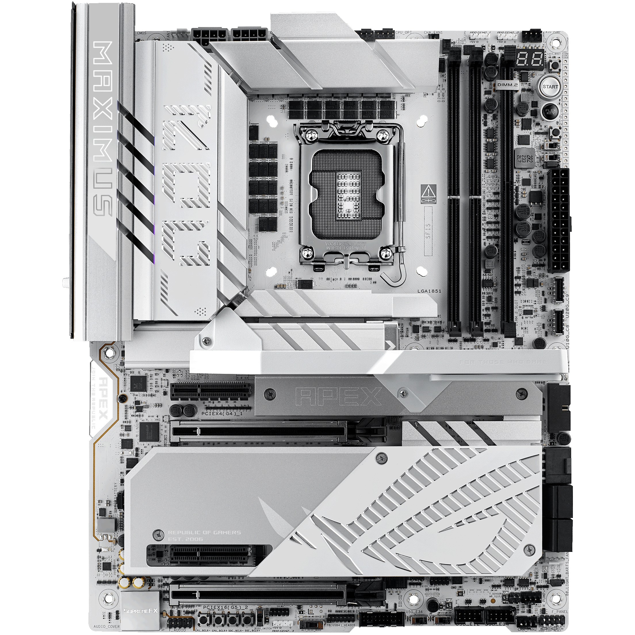 Matična ploča ASUS ROG MAXIMUS Z890 APEX, Intel Z890, DDR5 SDRAM, USB-C, Thunderbolt 4-4
