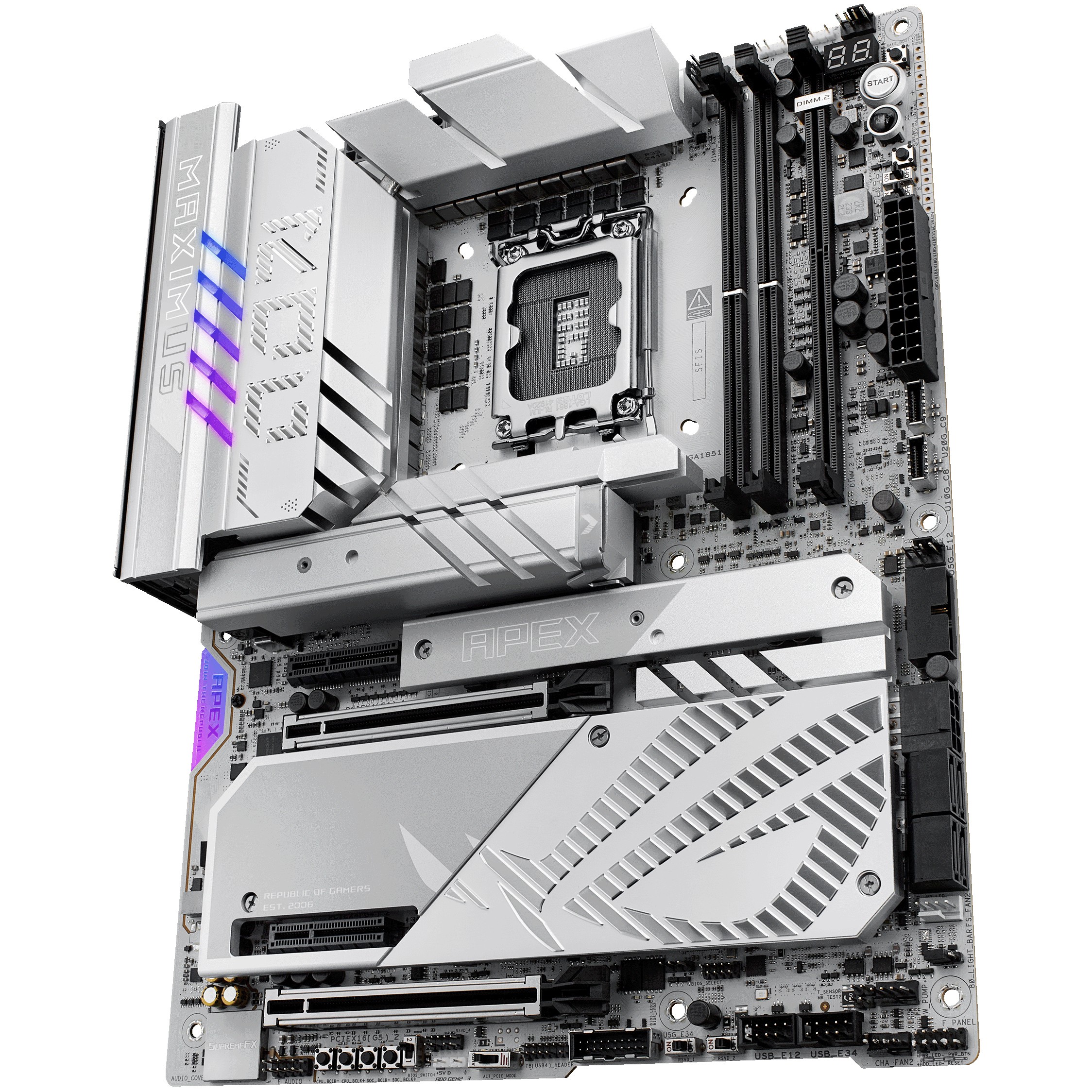 Matična ploča ASUS ROG MAXIMUS Z890 APEX, Intel Z890, DDR5 SDRAM, USB-C, Thunderbolt 4-10