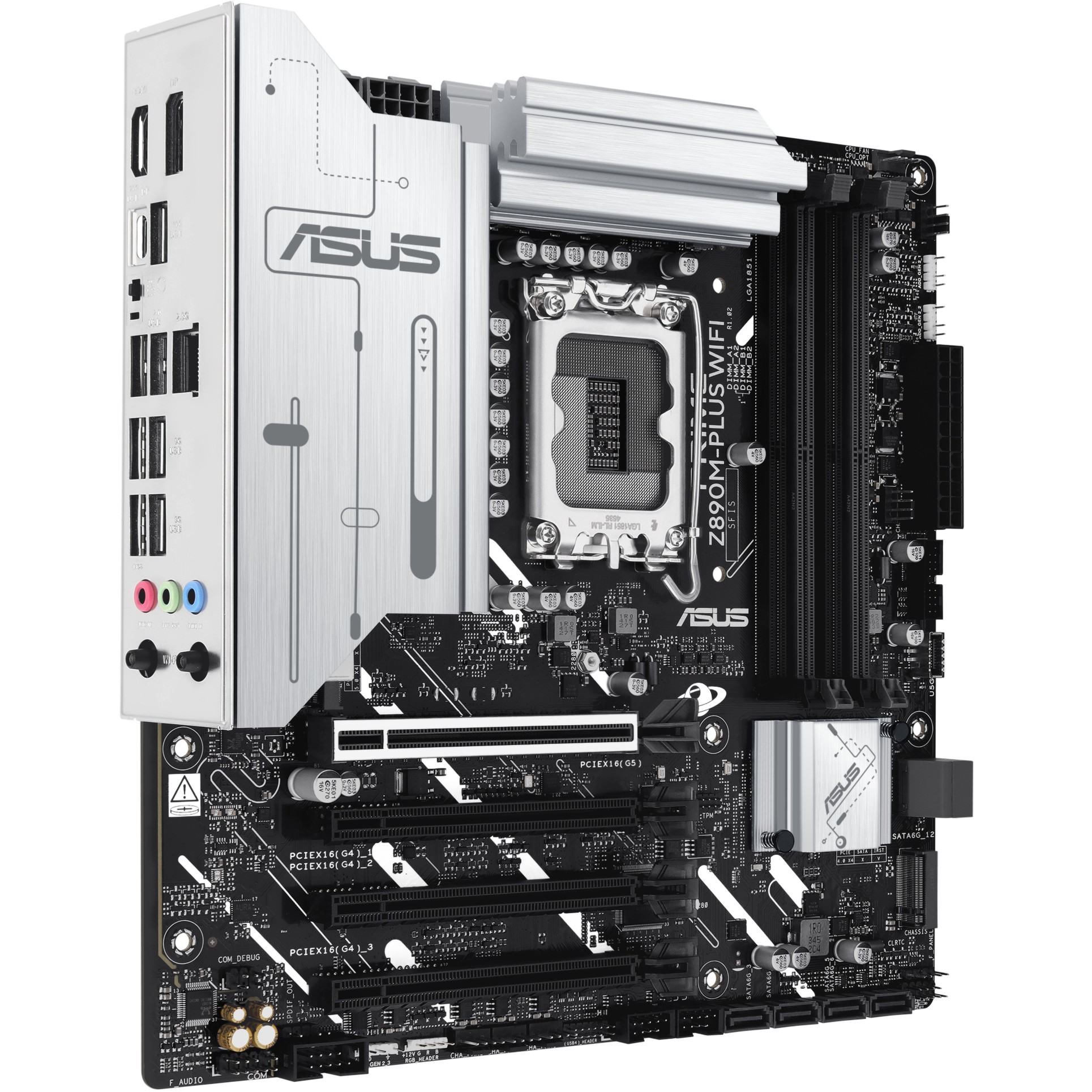 Matična ploča ASUS PRIME Z890M-PLUS WIFI, podrška za Intel Core Ultra procesore, DDR5 SDRAM, micro ATX format-6