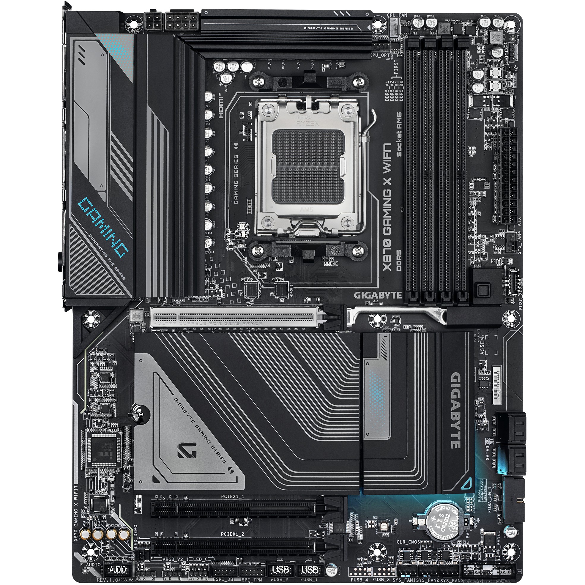 Matična ploča GIGABYTE AMD AM5 X870 GAMING X WIFI7-12