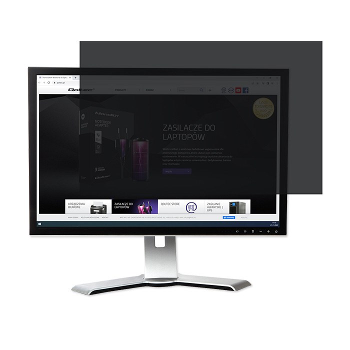 Filter za monitor QOLTEC 51057 (23", 169, Privatnost, Anti-refleksivni)-1