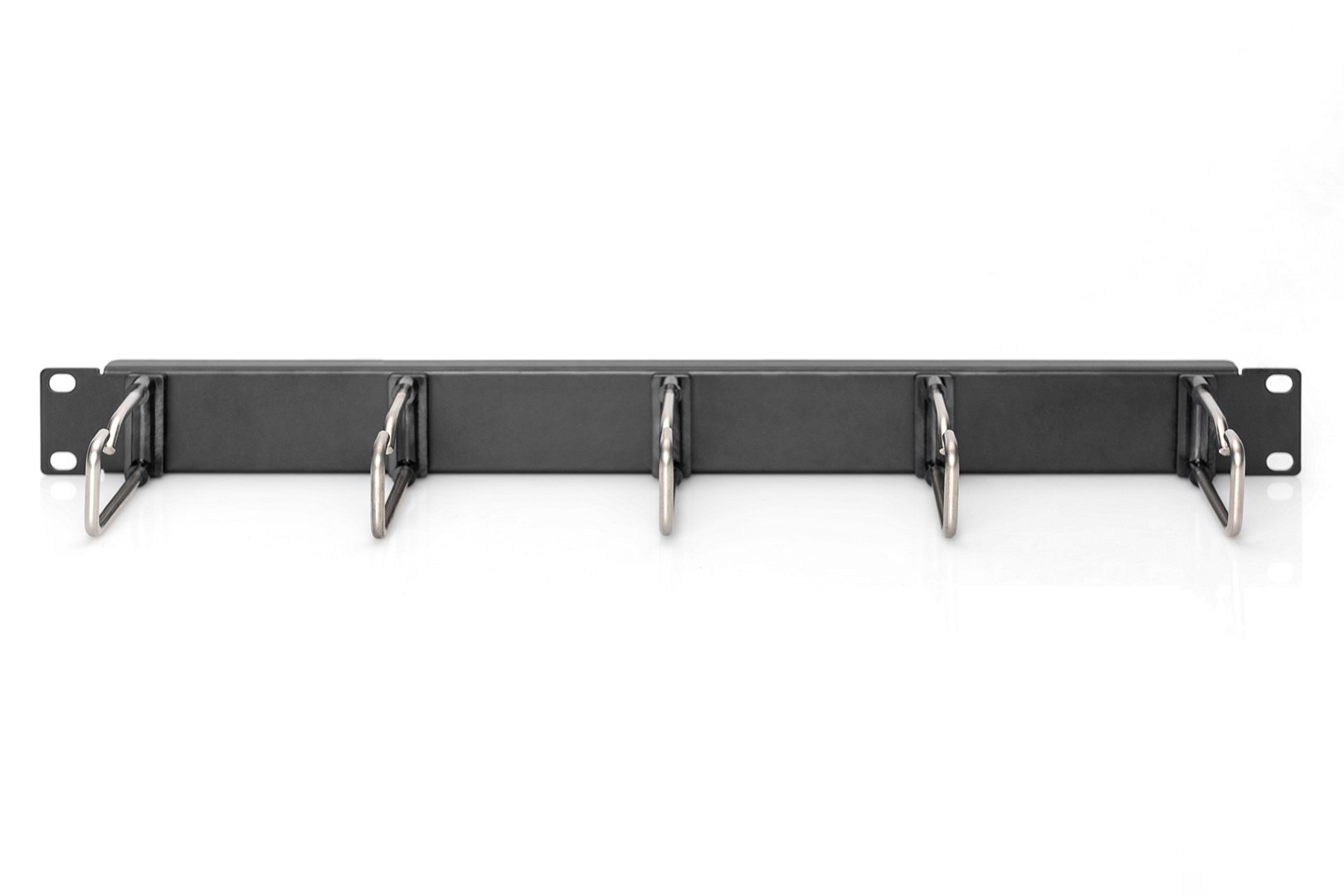 Digitus Cable Management Panel with Steel Rings for 482.6 mm (19") Cabinets, 1U-3