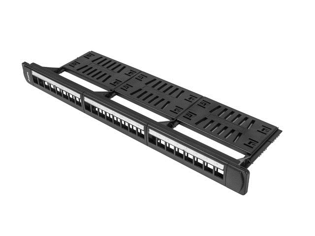 Patch panel Lanberg PPKS-1124-B 1U-0