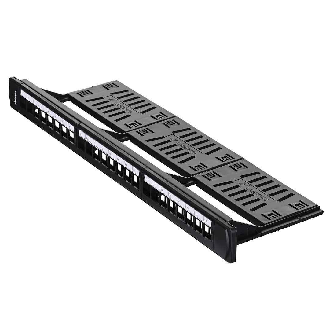 Patch panel Lanberg PPKS-1124-B 1U-4