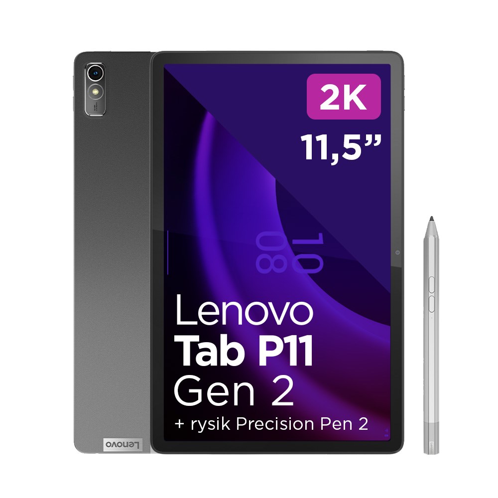 Tablet LENOVO Tab P11 Gen 2 (11.5", 4GB/128GB, WiFi, Android 12, sivi)-5