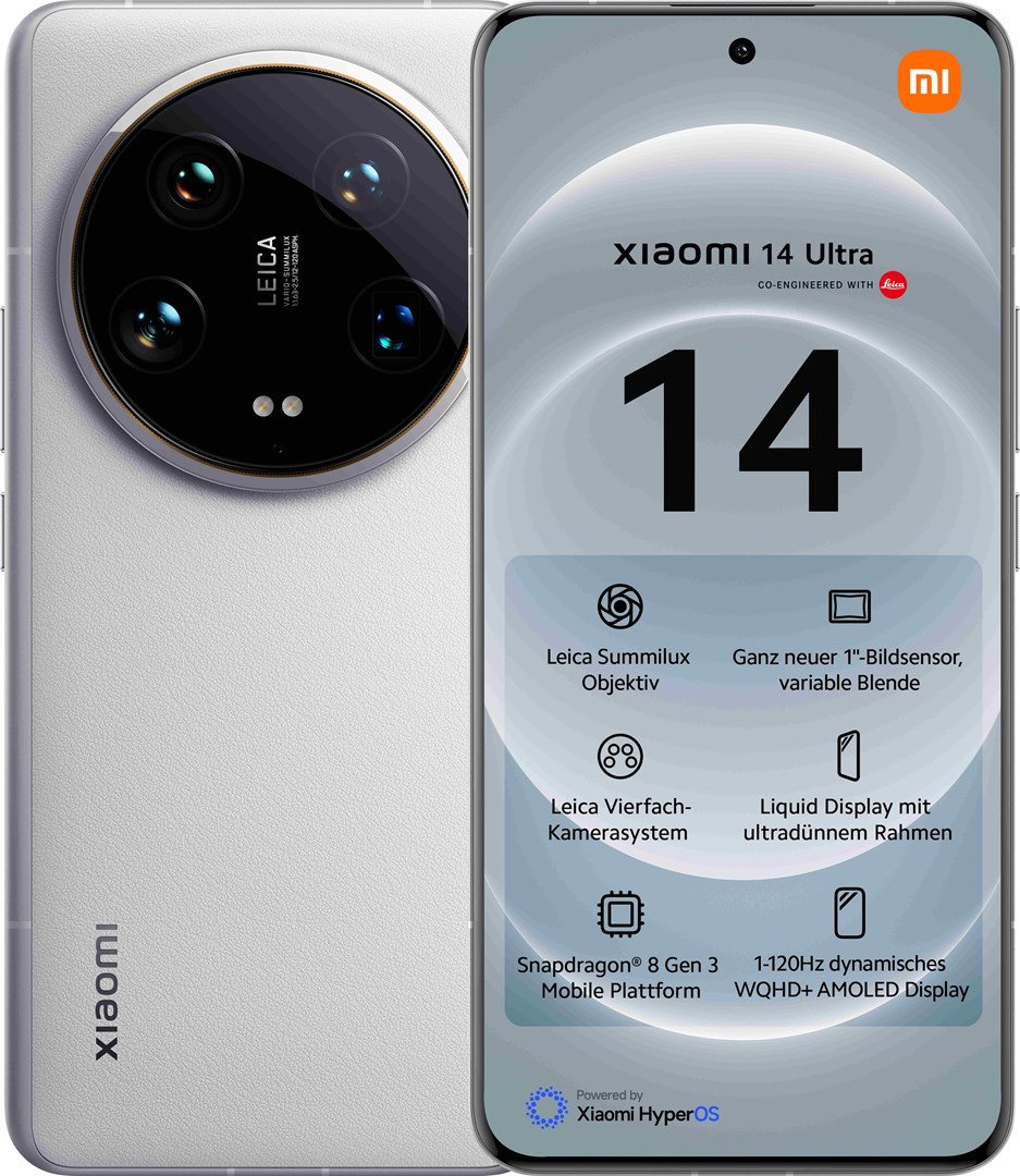 Mobitel XIAOMI 14 Ultra 16GB/512GB + Photography Kit White-0