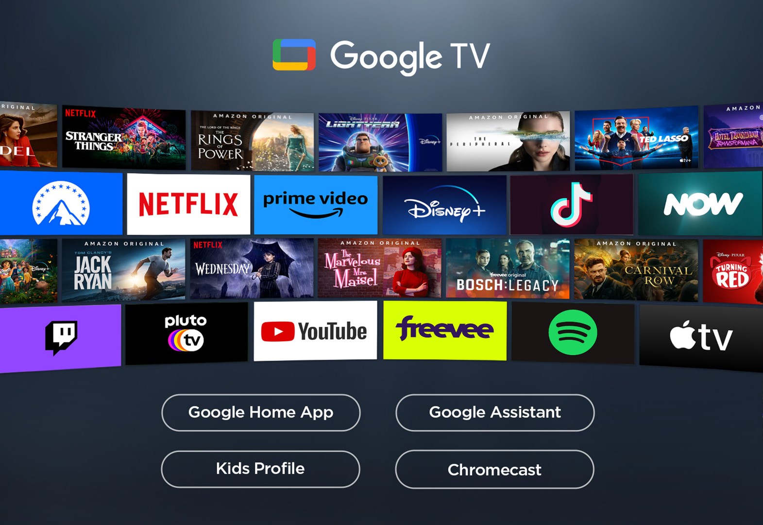 TV TCL QLED C65 Series 55C655 Google TV (140 cm, 4K Ultra HD, PPI 3200, HDR10+, Dolby Vision, Dolby Atmos, Smart TV, DVB-T2/C/S2)-0
