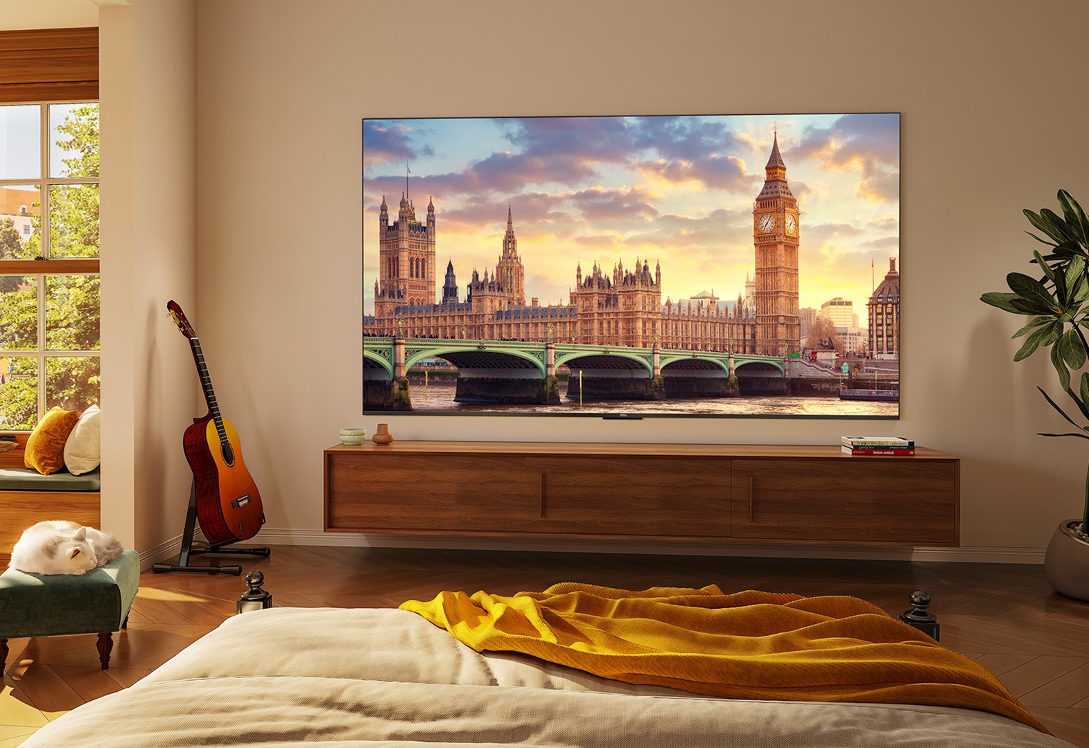 TV TCL QLED C65 Series 55C655 Google TV (140 cm, 4K Ultra HD, PPI 3200, HDR10+, Dolby Vision, Dolby Atmos, Smart TV, DVB-T2/C/S2)-1