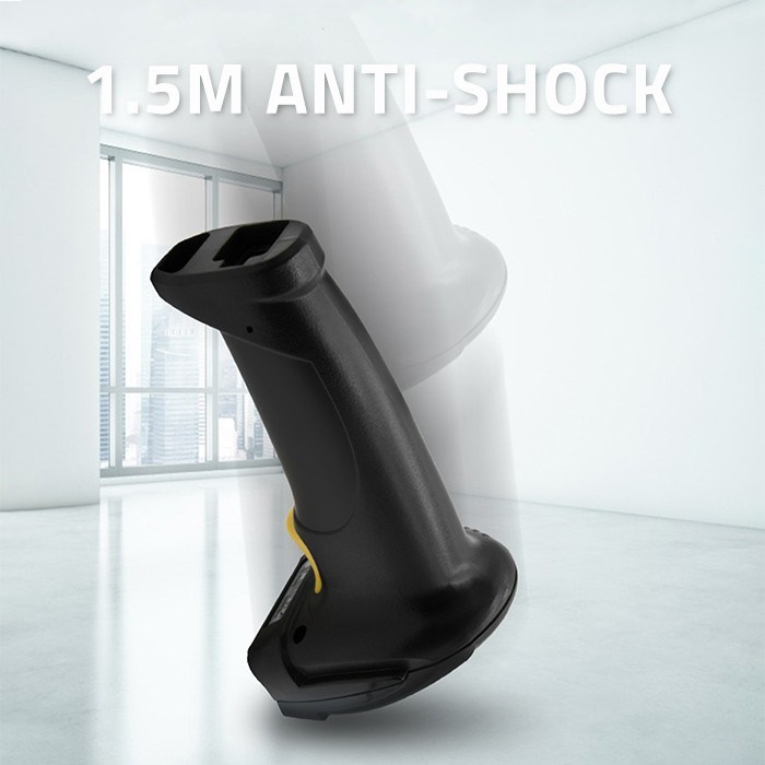 Qoltec 50853 Laser barcode scanner 1D | 2D | Black-7