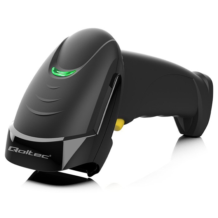 Qoltec 50853 Laser barcode scanner 1D | 2D | Black-3