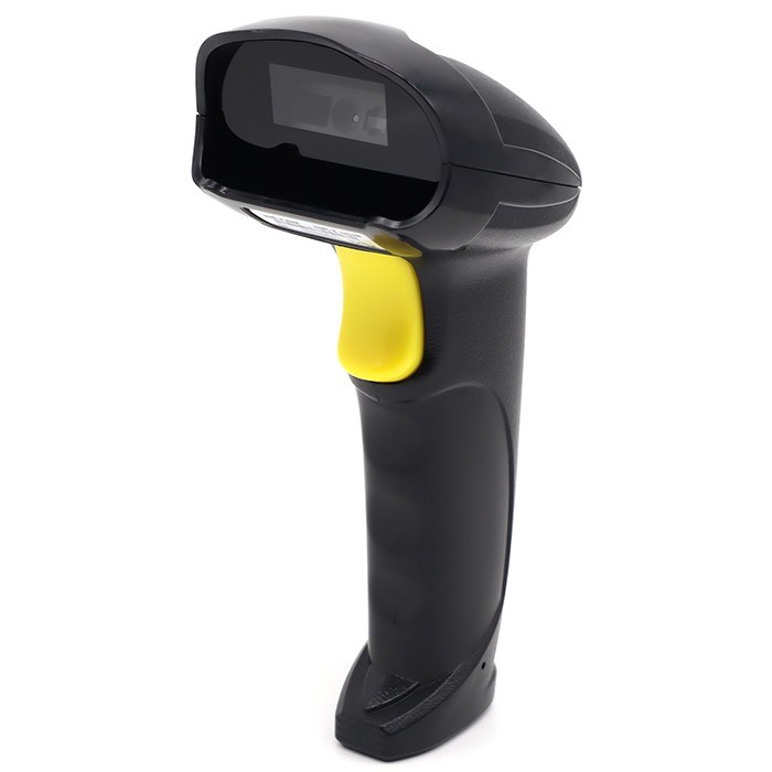 Qoltec 50853 Laser barcode scanner 1D | 2D | Black-0