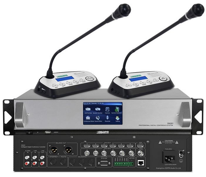 Mikrofon DSPPA D6223 (frekvencija slušalica 45 - 18000 Hz, osjetljivost 45 dB, SNR >80 dB, DC 24V)-4