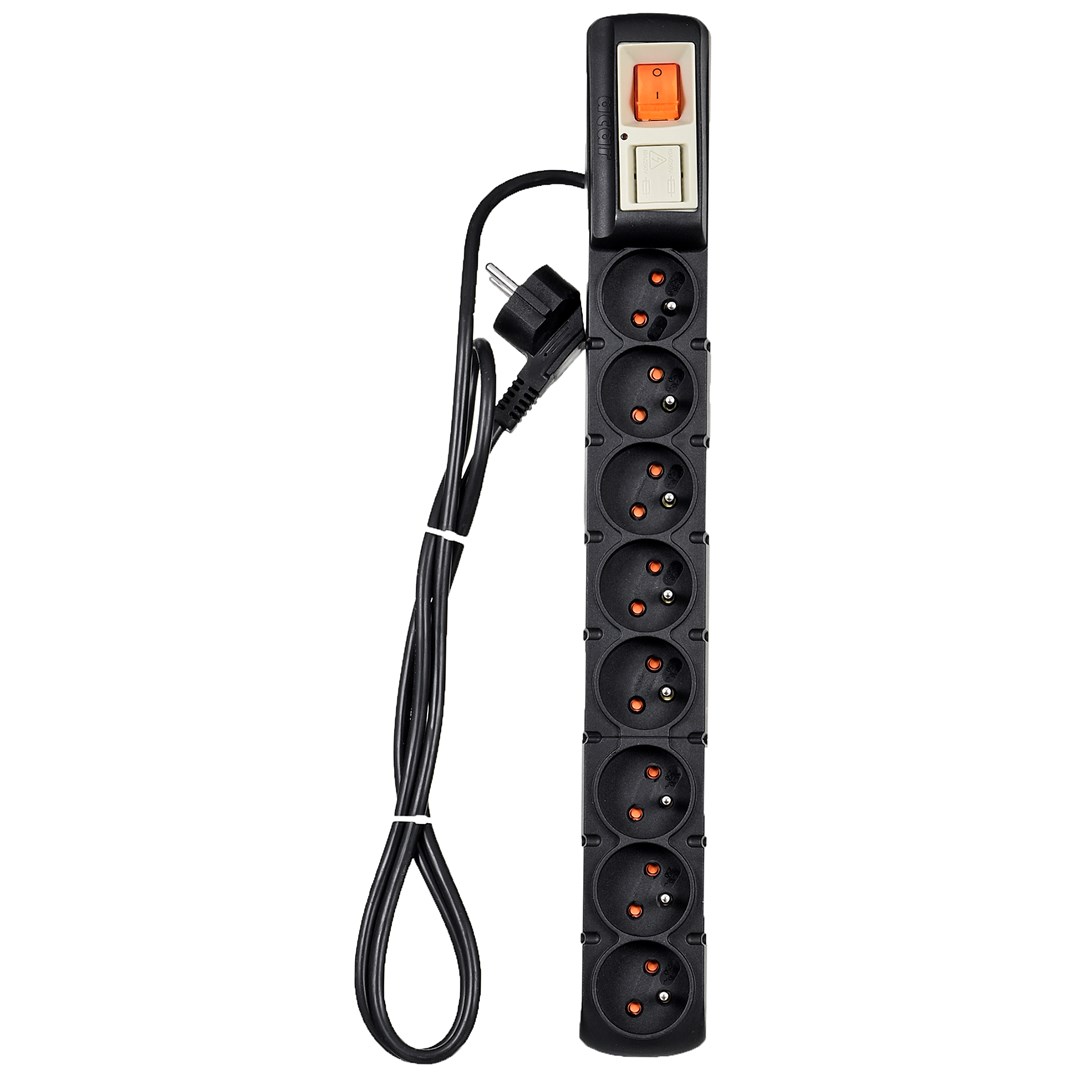 HSK DATA acar S8 PRO 8 AC outlet(s) 230 V Black 1.5 m-0