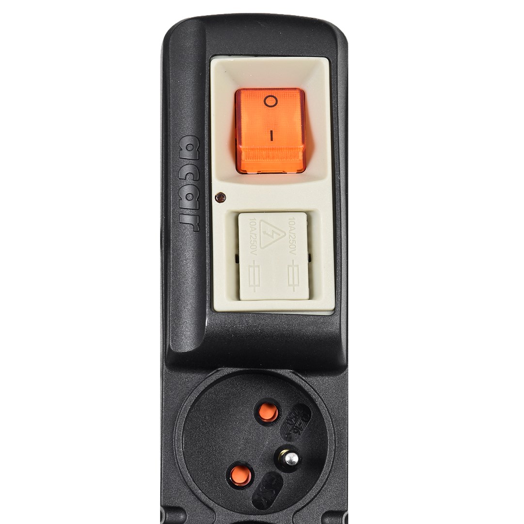 HSK DATA acar S8 PRO 8 AC outlet(s) 230 V Black 1.5 m-3