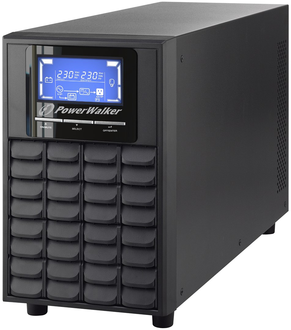 UPS POWERWALKER VFI 2000C (2 kVA, 1600 W, 4 AC outlet(s), LCD, crna boja)-0