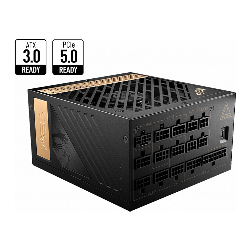 Napajanje MSI MEG AI1300P PCIE5 (1300W, 24-pin ATX) crno