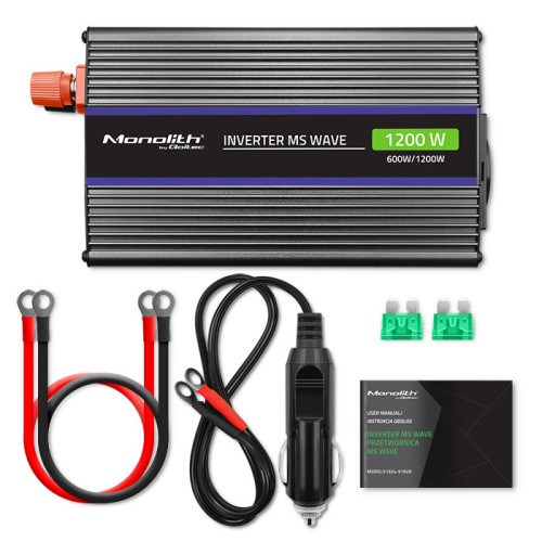 Qoltec Monolith power adapter/inverter Auto/Indoor 600 W Black-12