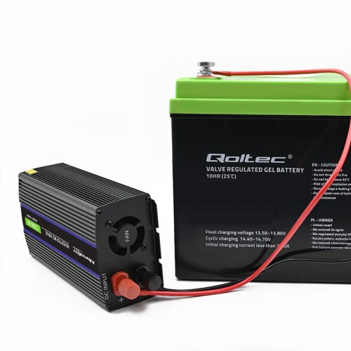 Qoltec Monolith power adapter/inverter Auto/Indoor 600 W Black-14