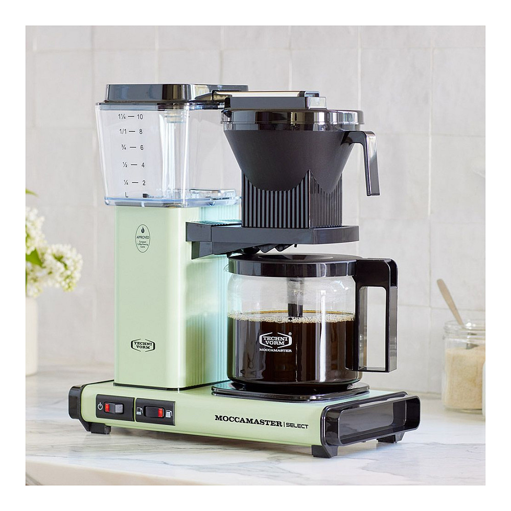 Aparat za kavu MOCCAMASTER KBG Select (1,25 l, 1520 W, pastelno zelena)-1
