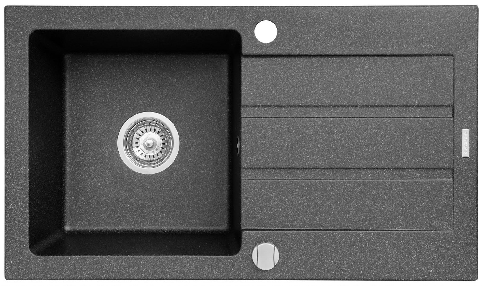 Sudoper MAIDSINKS Promo granitni ( 76 x 44 cm )1B 1D crni-0