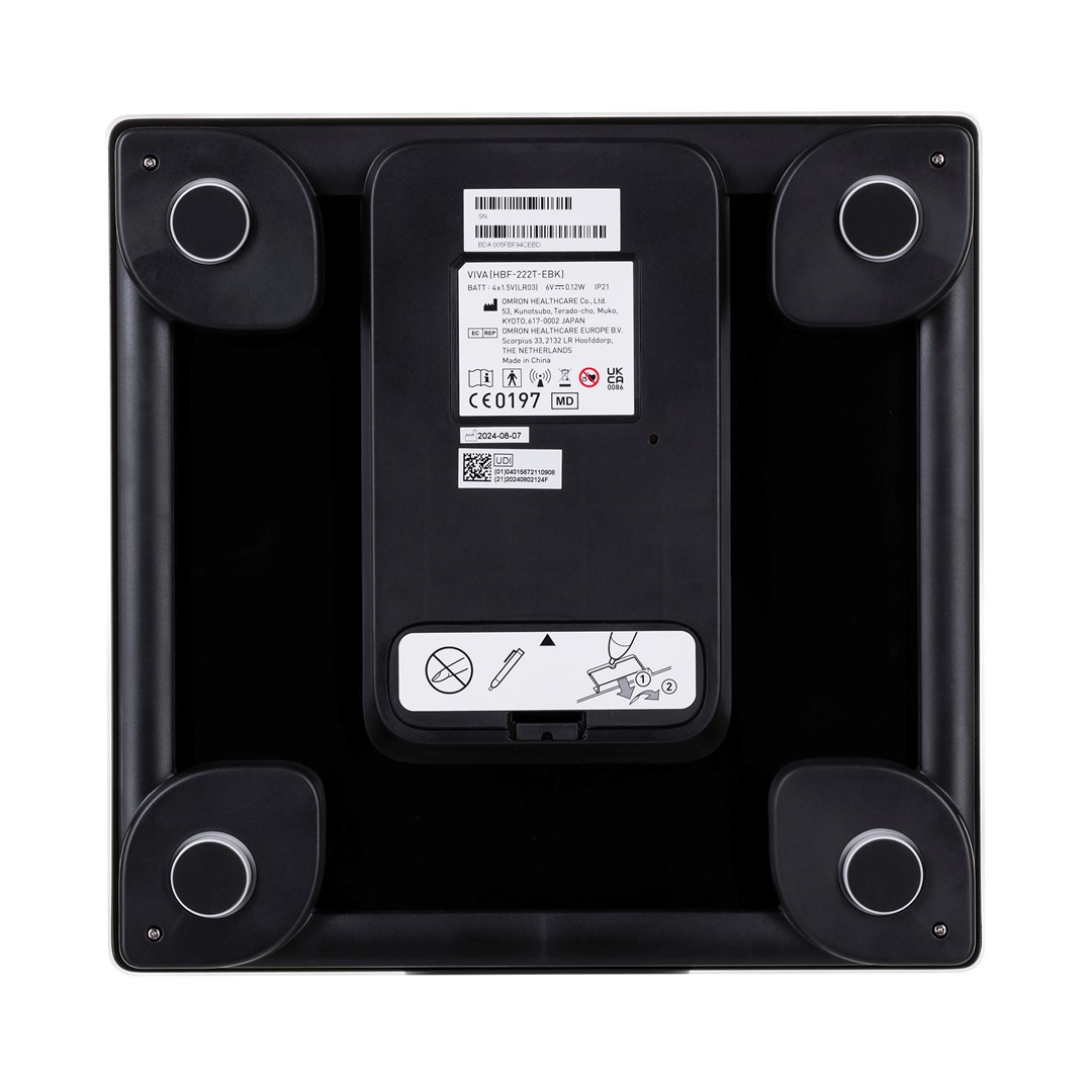 Elektronička osobna vaga OMRON VIVA Square Black-6
