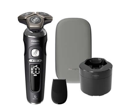 Philips Shaver S9000 Prestige SP9840/32 men's shaver Rotation shaver Trimmer Grey-0