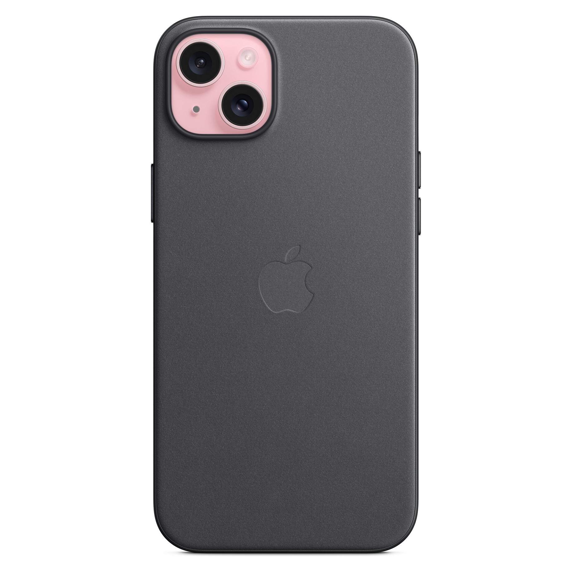 Maska za mobitel APPLE iPhone 15 Plus FineWoven s MagSafe - Crna-1
