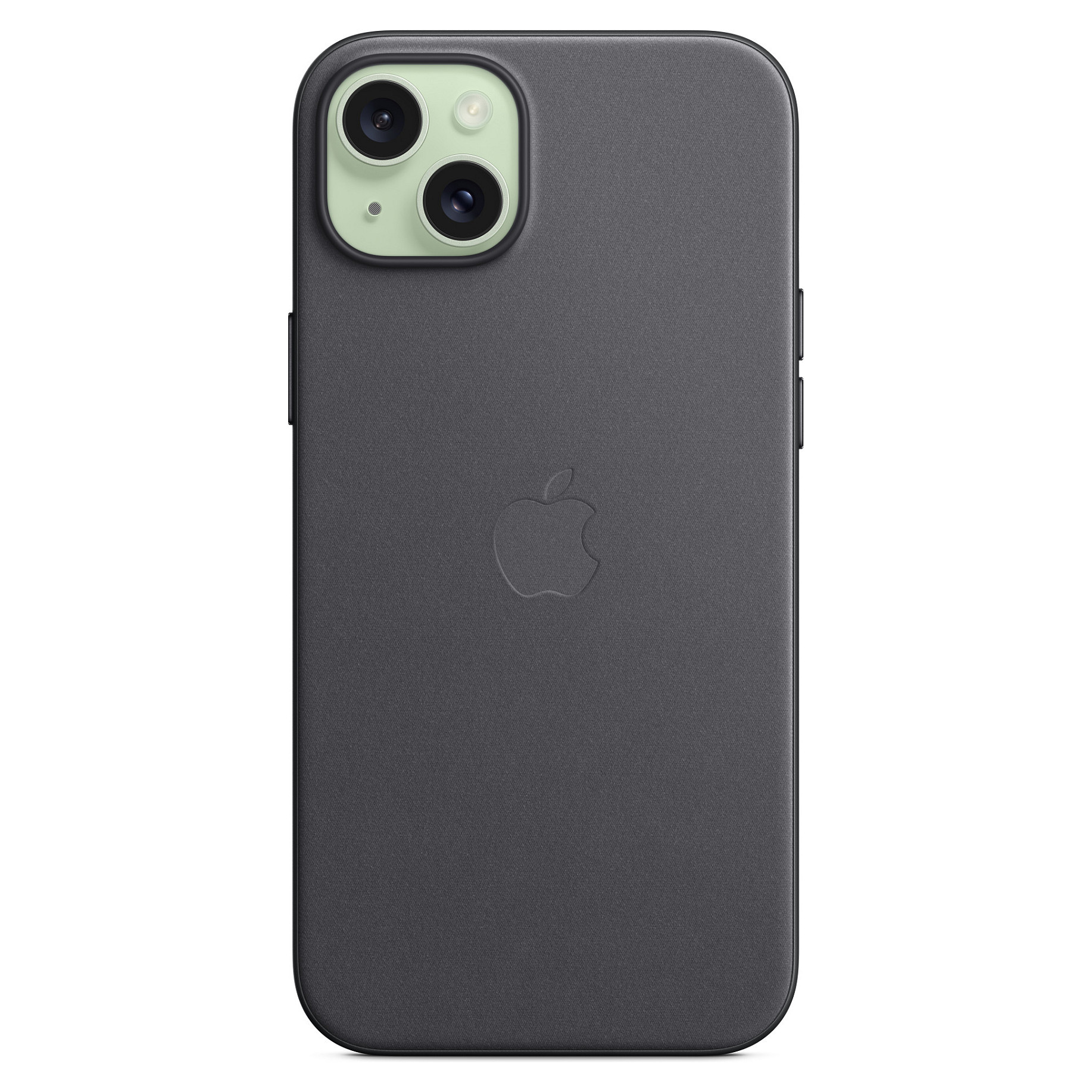 Maska za mobitel APPLE iPhone 15 Plus FineWoven s MagSafe - Crna-3