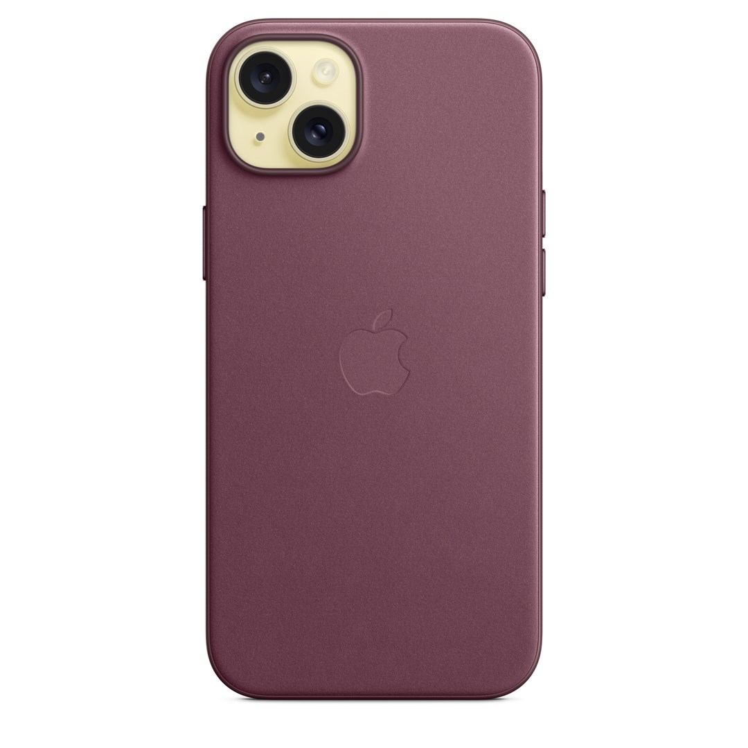 APPLE iPhone 15 Plus FineWoven Case with MagSafe - Mulberry-2