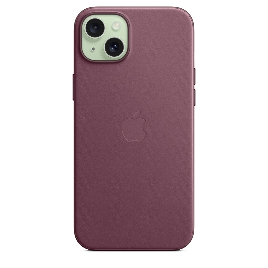 APPLE iPhone 15 Plus FineWoven Case with MagSafe - Mulberry-3