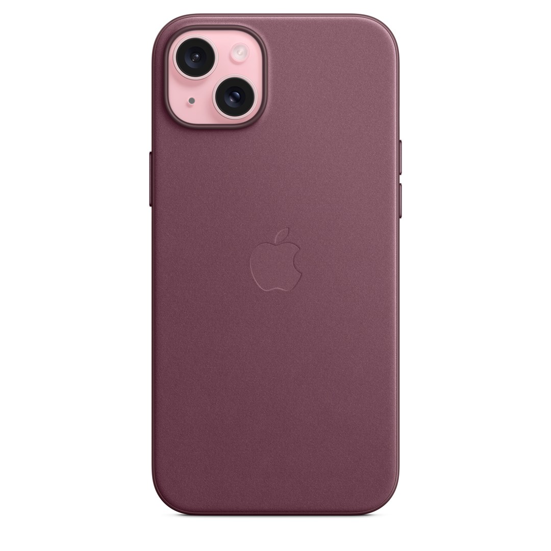 APPLE iPhone 15 Plus FineWoven Case with MagSafe - Mulberry-1