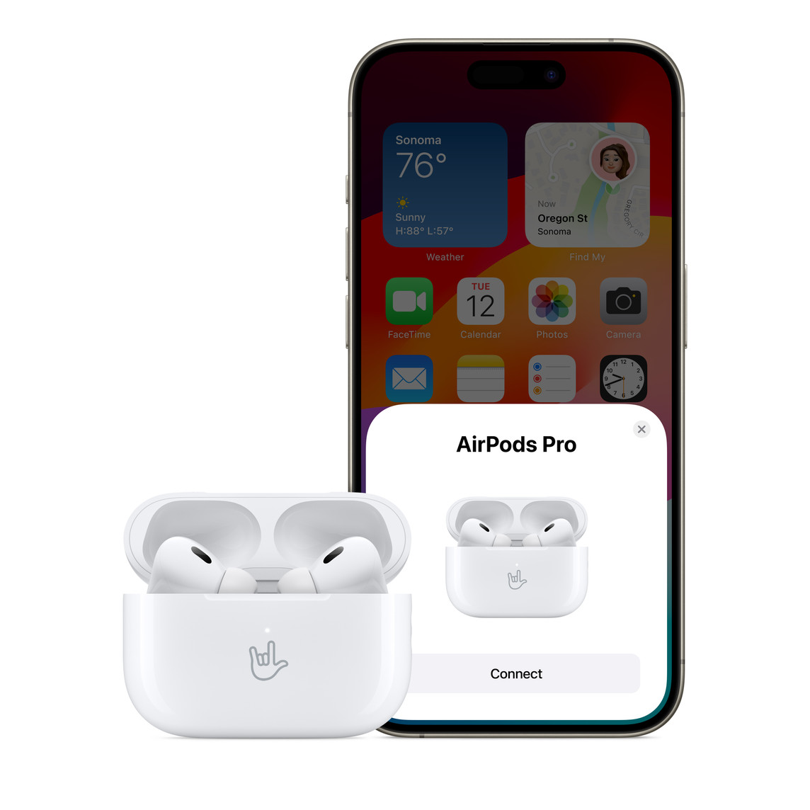 Slušalice APPLE AirPods Pro 2. generacije In‑Ear bijele (bežične, USB‑C)-7