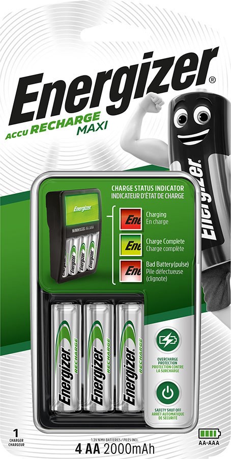 Punjač baterija ENERGIZER Maxi ACCU HR6 POW + 2 AA 2000 mAh baterije-0