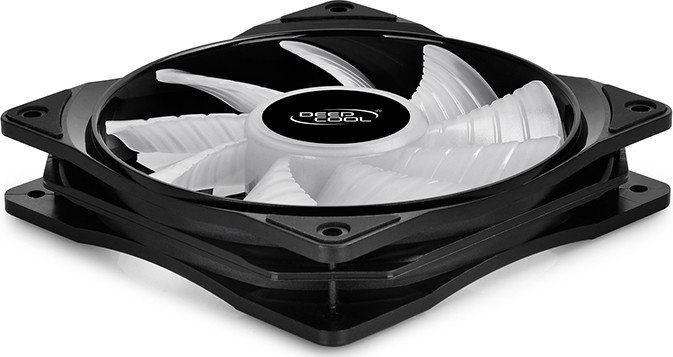 Ventilator za računalno kućište DEEPCOOL RF120 (12 cm, LED, PWM, crni, bijeli)-5
