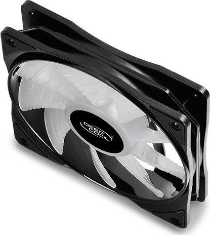 Ventilator za računalno kućište DEEPCOOL RF120 (12 cm, LED, PWM, crni, bijeli)-4