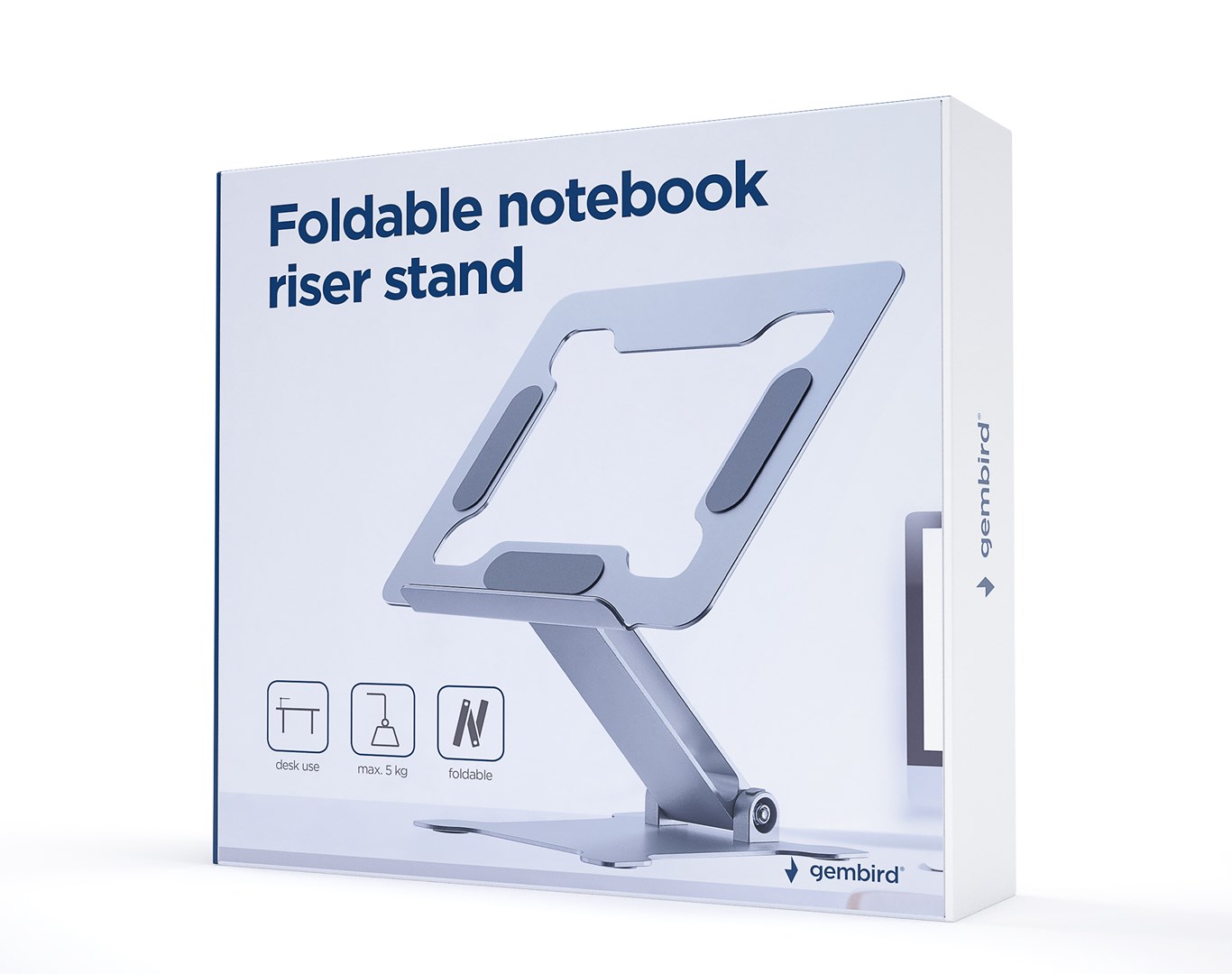 Podloga za laptop GEMBIRD NBS-D1-03 (srebrna, 39.6 cm)-17