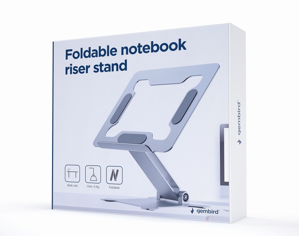 Podloga za laptop GEMBIRD NBS-D1-03 (srebrna, 39.6 cm)-39