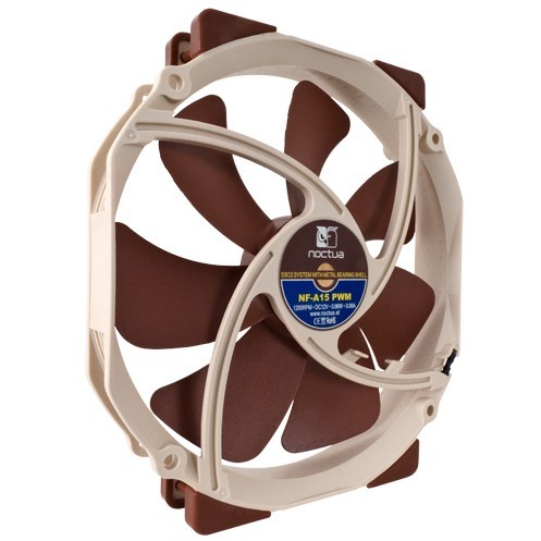 Ventilator za kućište računala Noctua NOC-NF-A15-PWM (14 cm, bež-smeđi, 1 komad)-1