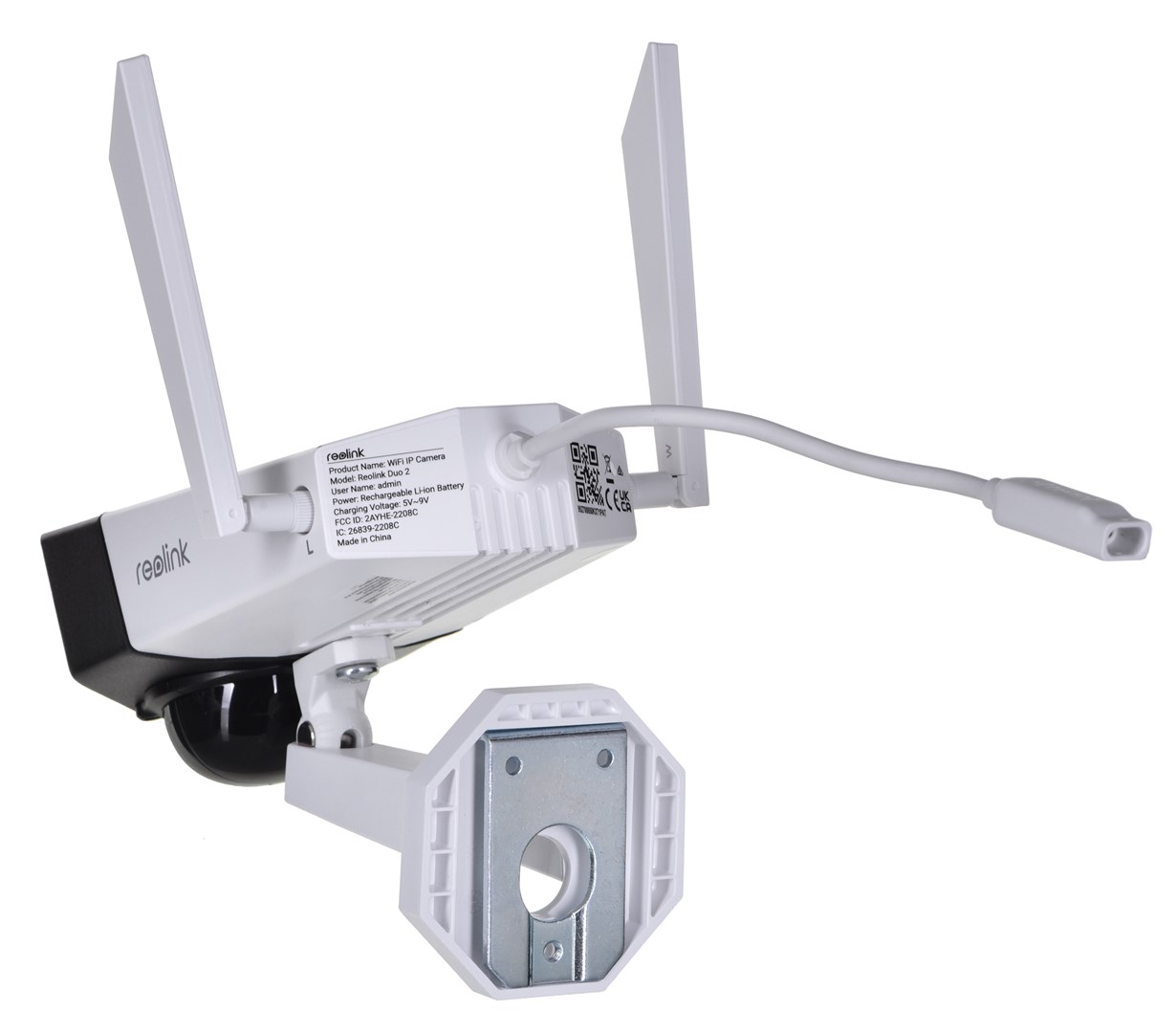 IP kamera REOLINK DUO 2 LTE s dvostrukom lećom Bijela (Bežična, 6 MP, 180° kut gledanja, Noćni vid, 4G LTE)-5