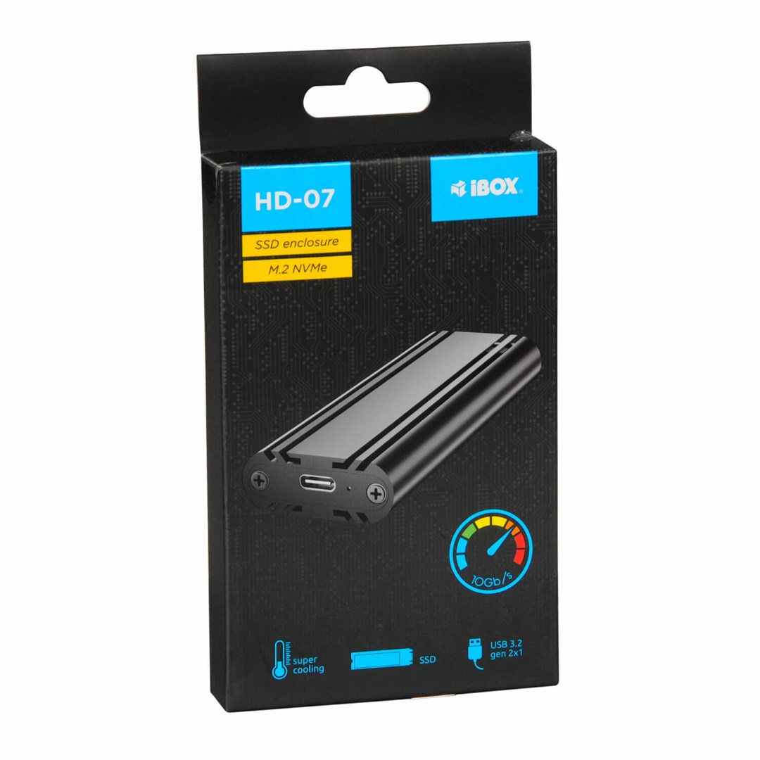 Kućište za disk iBox HD-07 (M.2 NVMe SDD) crno-4