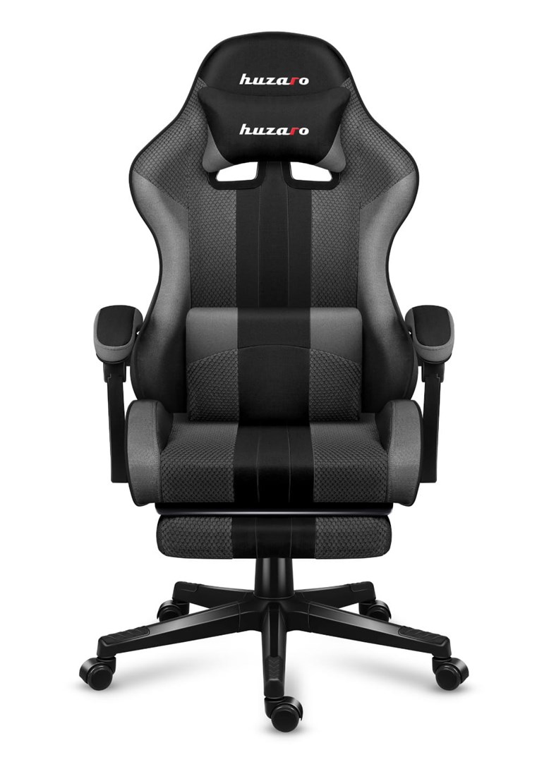 HUZARO FORCE 4.7 GREY MESH GAMING CHAIR-1
