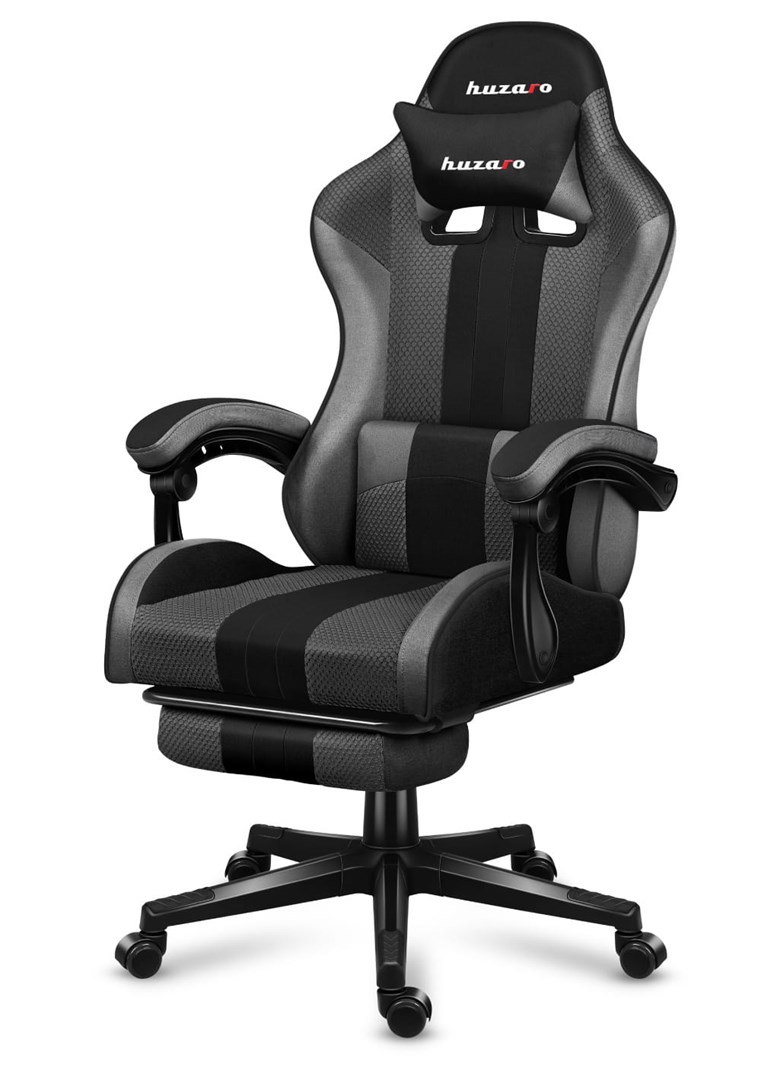 HUZARO FORCE 4.7 GREY MESH GAMING CHAIR-2