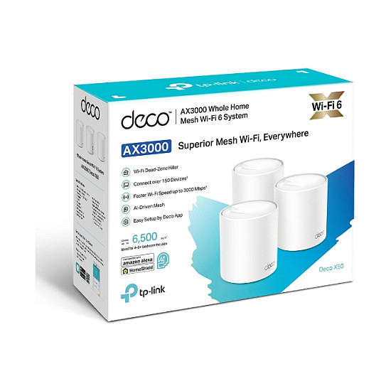 WiFi sustav TP-LINK Ax3000 (Mesh, Wi-Fi 6, za cijelu kuću)-10