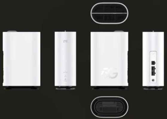 Router ZTE G5C (Podrška za VPN, Ethernet LAN, Gigabit Ethernet, 4G, 5G, Bijeli)-3
