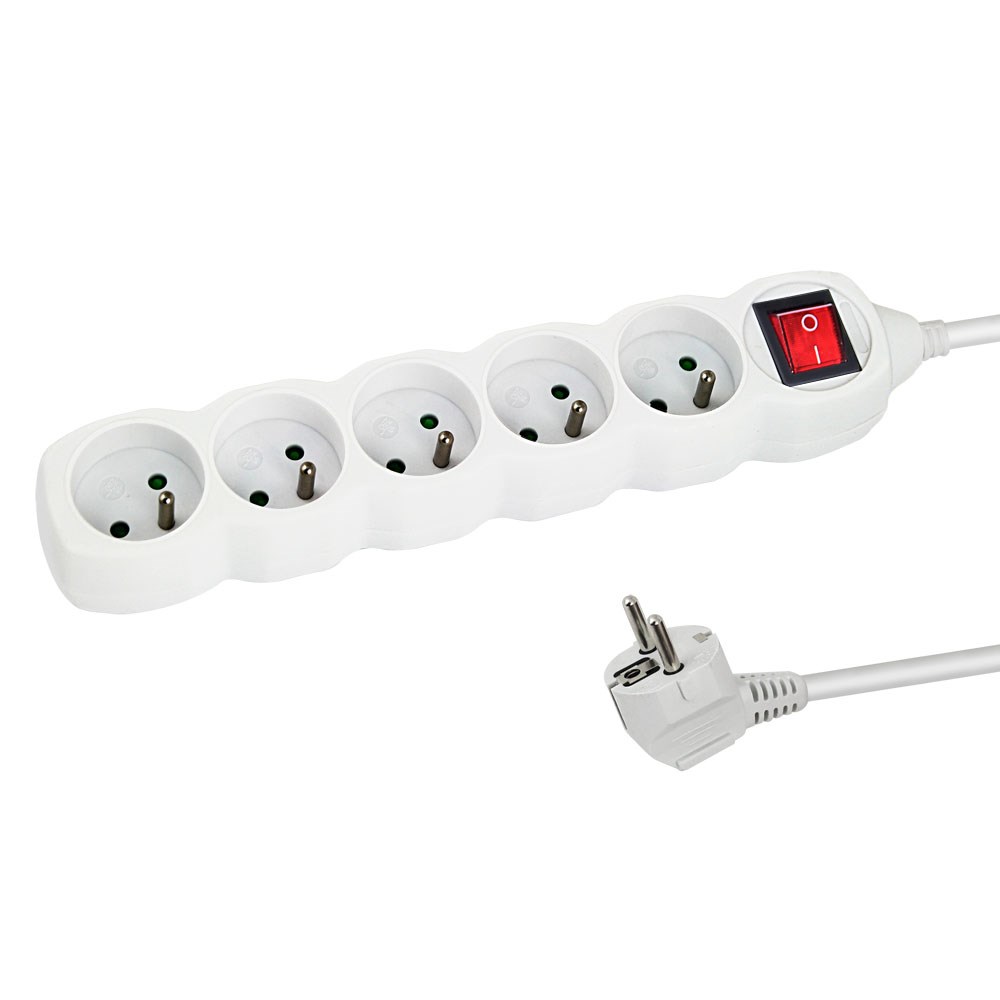 Power strip ESPERANZA ELK214W (5 utičnica, 1.5 m, bijela)-0