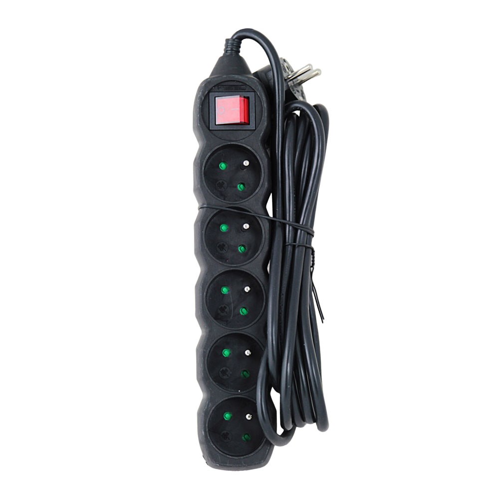 Power strip ESPERANZA ELK215K (5 utičnica, 3m, crna)-2